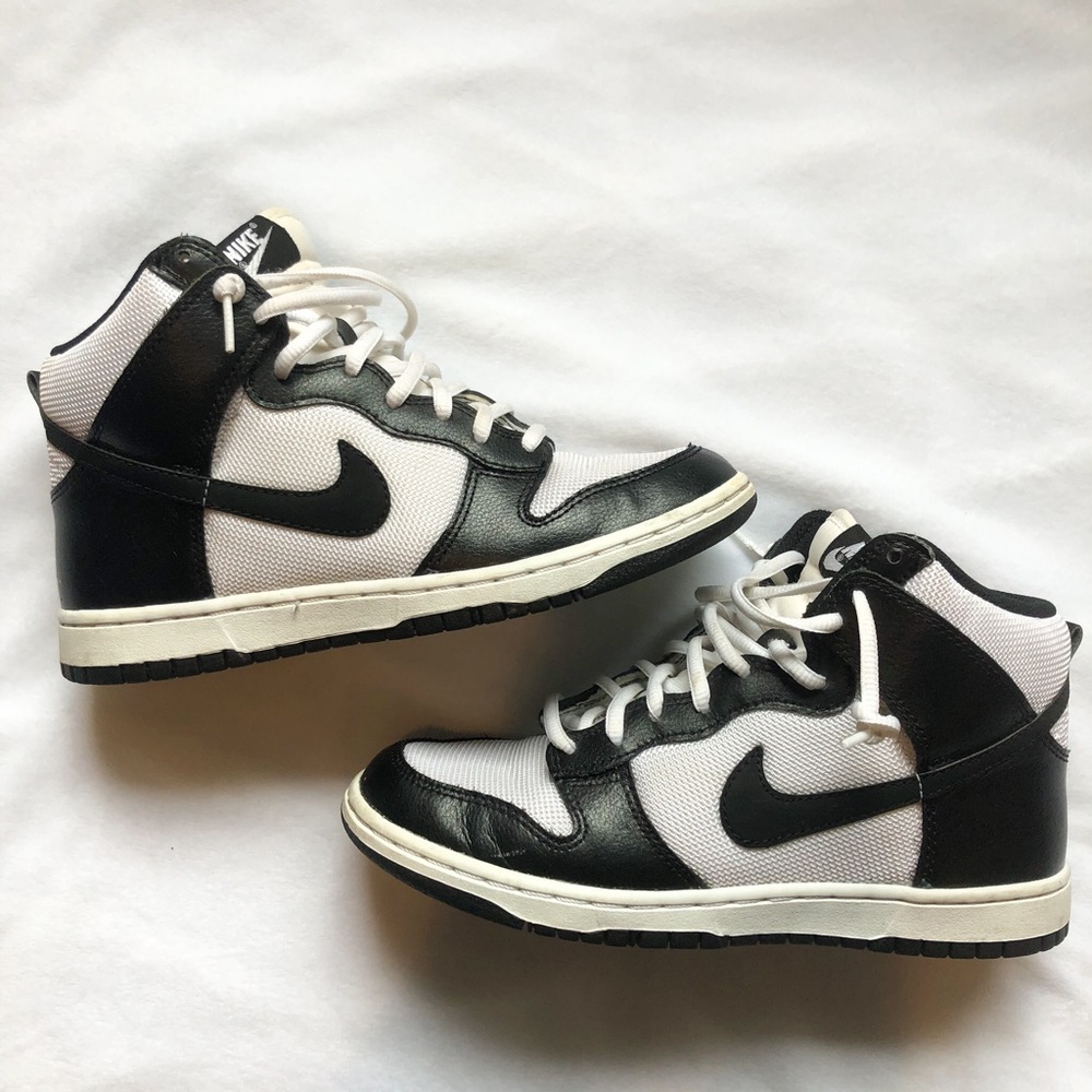 Black & White Nike high-tops